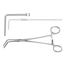 Lees Atrauma Bronchus Clamp Angled 90° Stainless Steel, 23 cm - 9"